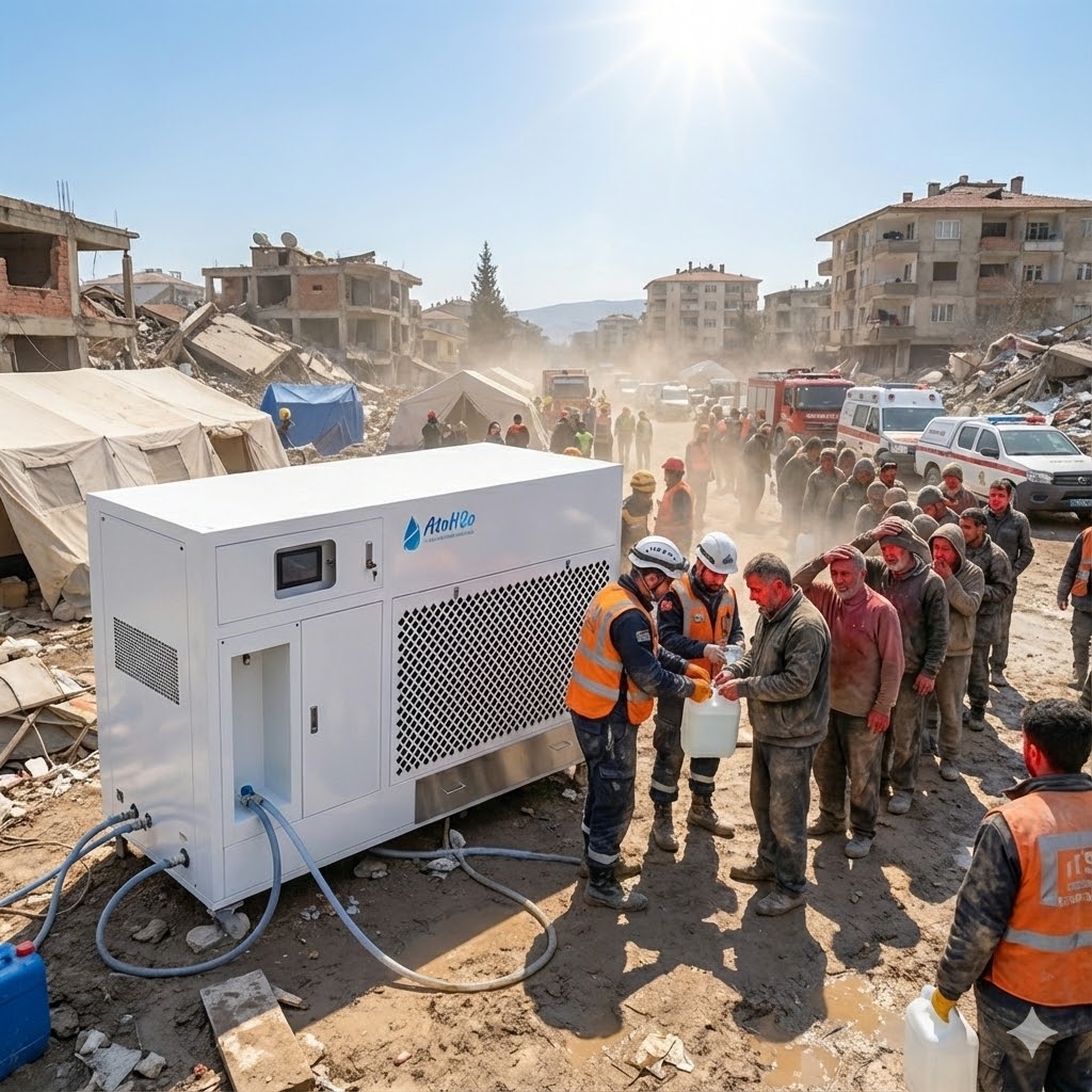 Einsatz von Luft-Wasser-Generatoren beim Wiederaufbau nach Katastrophen: Eine effektive Lösung für hohe Temperaturen